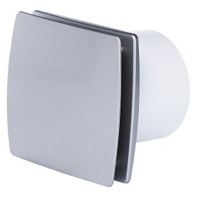 ASPIRATORE ELICOIDALE ELETTRICO  DECOR  d.mm 100 - 100 m3/h - 19W silver