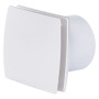 ASPIRATORE ELICOIDALE ELETTRICO  DECOR  d.mm 100 - 100 m3/h - 19W bianco