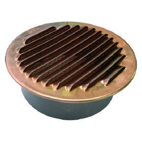 GRIGLIA AERAZIONE IN RAME  diametro  cm 12