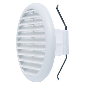 GRIGLIA AERAZIONE CON MOLLA RECLINABILE 90  diametro  18 cm - foro 12