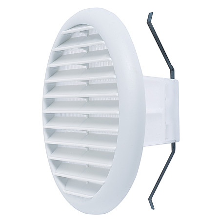 GRIGLIA AERAZIONE CON MOLLA RECLINABILE 90  diametro  18 cm - foro 12