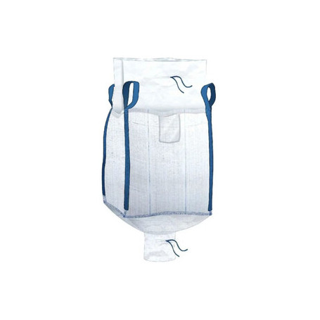 SACCO BIG BAG A CARAMELLA C\VALVOLA DI SCARICO