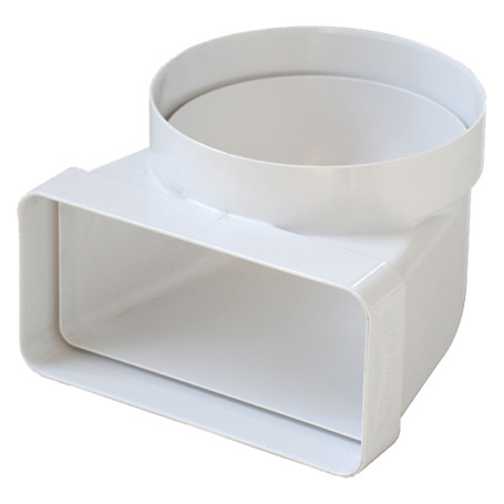 CURVA PER AERAZIONE CANALIZZATA  diametro  mm. 125 - mm.150x70