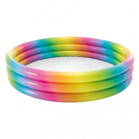 PISCINA GONFIABILE 'ARCOBALENO'  diametro  cm 168 x h 40 - 581 litri