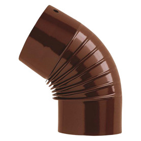 GOMITO SMALTATO  diametro  cm 8  45 bianco