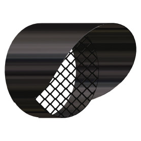 TAPPO ANTIPIOGGIA GRIGLIATO  diametro  80 - verniciato nero