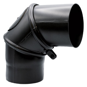 GOMITO IN ACCIAIO ORIENTABILE  diametro  cm 12 - 90