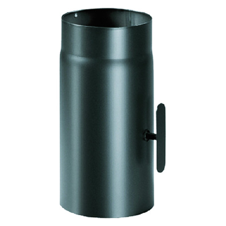 TUBO IN ACCIAIO CON VALVOLA  diametro  cm 13 x 25