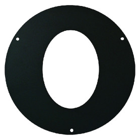 ROSONE ELLITTICO IN ACCIAIO  diametro  cm 16 - spessore 2 mm