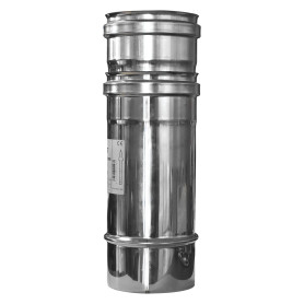 TUBO TELESCOPICO PER CANNA FUMARIA  diametro  cm 20