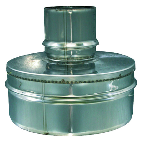 RACCORDO MONO/DOPPIA PARETE M.P.  diametro  16 M - D.P.  diametro  20 F