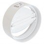 GIUNTO PER AERAZIONE CANALIZZATA CON ANTIRITORNO  diametro  mm.100 - lunghezza 150 mm
