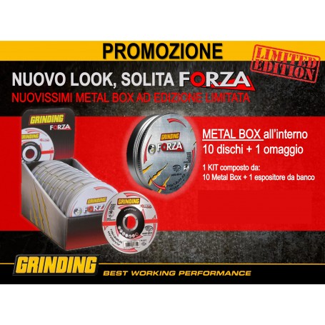 GRINDING "FORZA"100+10 DISCHI X FERRO 115X1