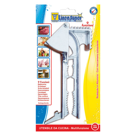 UTENSILE DA CUCINA MULTIFUNZIONE  SUPER  art. 698 - 9 funzioni