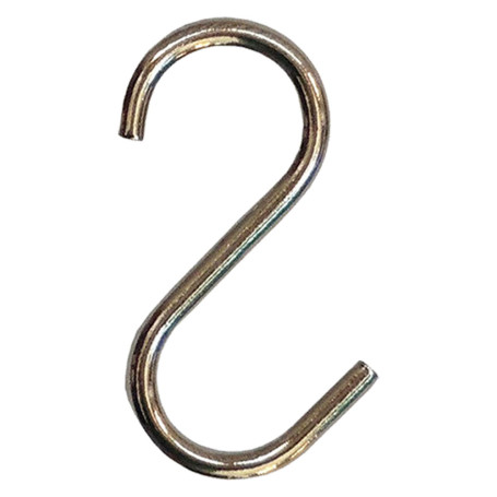 GANCI AD  S  PER BARRA APPENDIMESTOLI finitura ottonata
