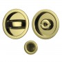 KIT MANIGLIE X PORTE SCORR. C\NOTT ORO LUCIDO