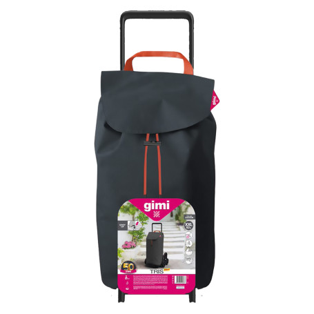 TROLLEY PORTASPESA  TRIS  colore grey eboni