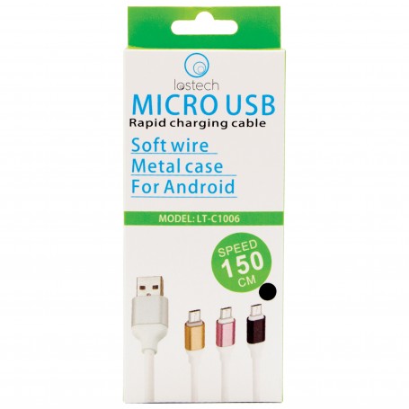 CAVO MICRO USB CARICA RAPIDA SOFT WIRE CM.150