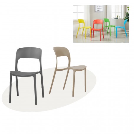 SEDIA MOD.LUCIA CM.43X48XX83 MARRONE