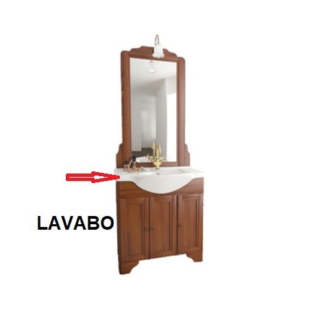 ZZ-LAVABO X MOBILE BAGNO ARTE POV."DORIA"75