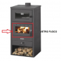 ZZ-VETRO FUOCO X STUFA A LEGNA C\FORNO MOD. B