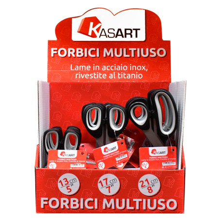 ESPOSITORE FORBICI MULTIUSO  KASART  18 pezzi
