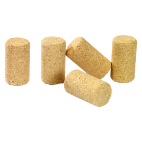 TAPPO SUGHERO  MICROGRANULATO  mm 24 x h 42 - cf. 100 pz