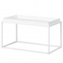 KIT TAVOLO METALLO 80X45X45 BIANCO