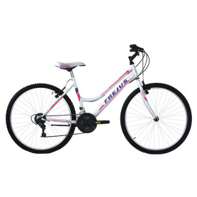 BICICLETTA DONNA  MTB  26 - colore bianco/fuxia