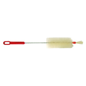 SCOVOLO PER BOTTIGLIE CON CIUFFO  diametro  cm 6 x H 47