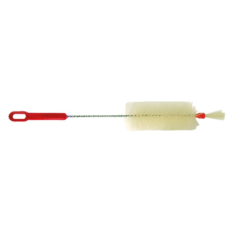 SCOVOLO PER BOTTIGLIE CON CIUFFO  diametro  cm 6 x H 47