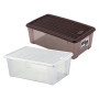 SCATOLA MULTIUSO  ELEGANCE BOX  XL cm 39 x 29 x h 17 moka/moka
