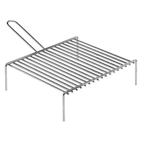 GRATICOLA PER CAMINO  PESANTE  cm 35 x 40 - 2 manici