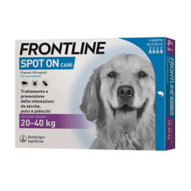 FRONTLINE SPOT-ON 20-40 KG CANI GRANDI 3+1 PIPETTE