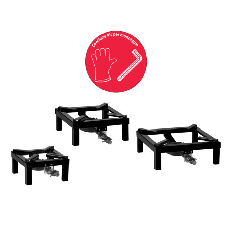 FORNELLONE A GAS  EXTRA  cm 45 x 45