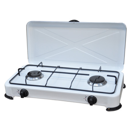 FORNELLO 2 FUOCHI A GAS GPL  KASART  cm 58 x 28 x h.11