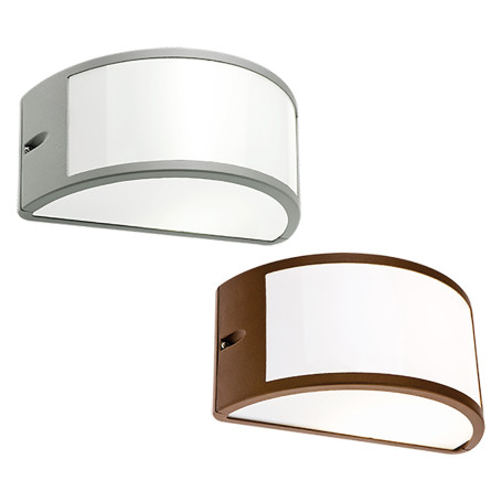 APPLIQUE  UMBE  60 W - cm 25 x 12 x 13 alluminio