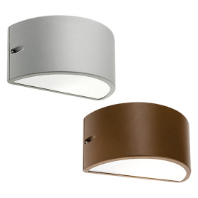 APPLIQUE  UMBE  60 W - cm 25 x 12 x 13 corten