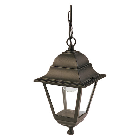 LANTERNA A SOSPENSIONE CON CATENA  OLD  bianco/argento