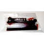 ZZ-PORTA SOFFIETTO MONICA NOCE-(KIT MANIGLIE)