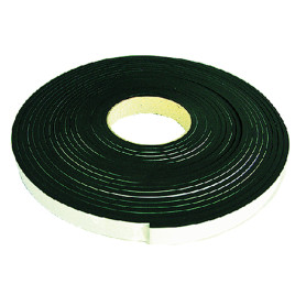 GUARNIZIONE IN GOMMA ADESIVA  MUSS  NERO - mm 20 x  5 - mt. 10