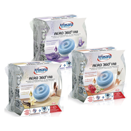 RICARICA ASSORBIUMIDITA   ARIASANA AERO 360 TAB  gr. 450 - lavanda