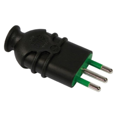 SPINA ALTA RESISTENZA  HI-PRO  2P+T 16A - colore nero