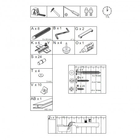 ZZ-KIT SCARPIERA 2A\6R-(BUSTA MONTAGGIO)