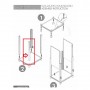 ZZ-KIT LAVATOIO RESINA"BIANCO-(MONTANTE)