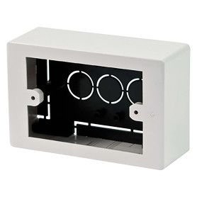 SCATOLA PER DOPPIA PRESA DA INCASSO SERIE  OPERA PLUS  3 posti