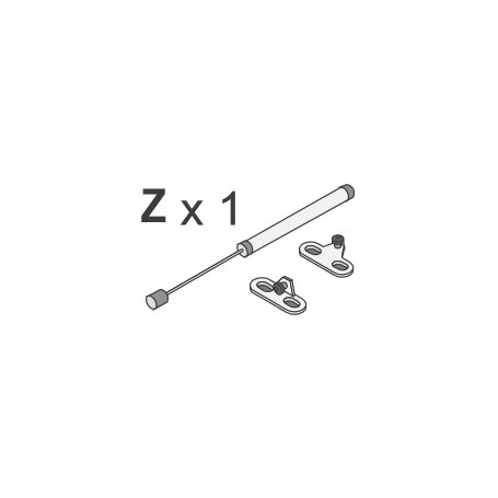 ZZ-PISTONE ZX1 X KIT PARETE ATTREZZATA ZAIKEN
