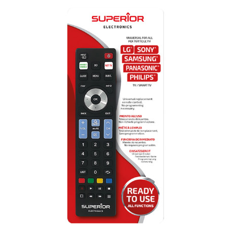 TELECOMANDO COMPATIBILE PER TV  READY 5 SMART REPL tipo universale