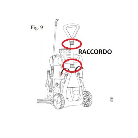 ZZ-RACCORDO MANICO X POMPA BATT. SX-MD16E