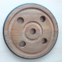 ZZ-RUOTA X LETTINO IN LEGNO "TEXTILE"